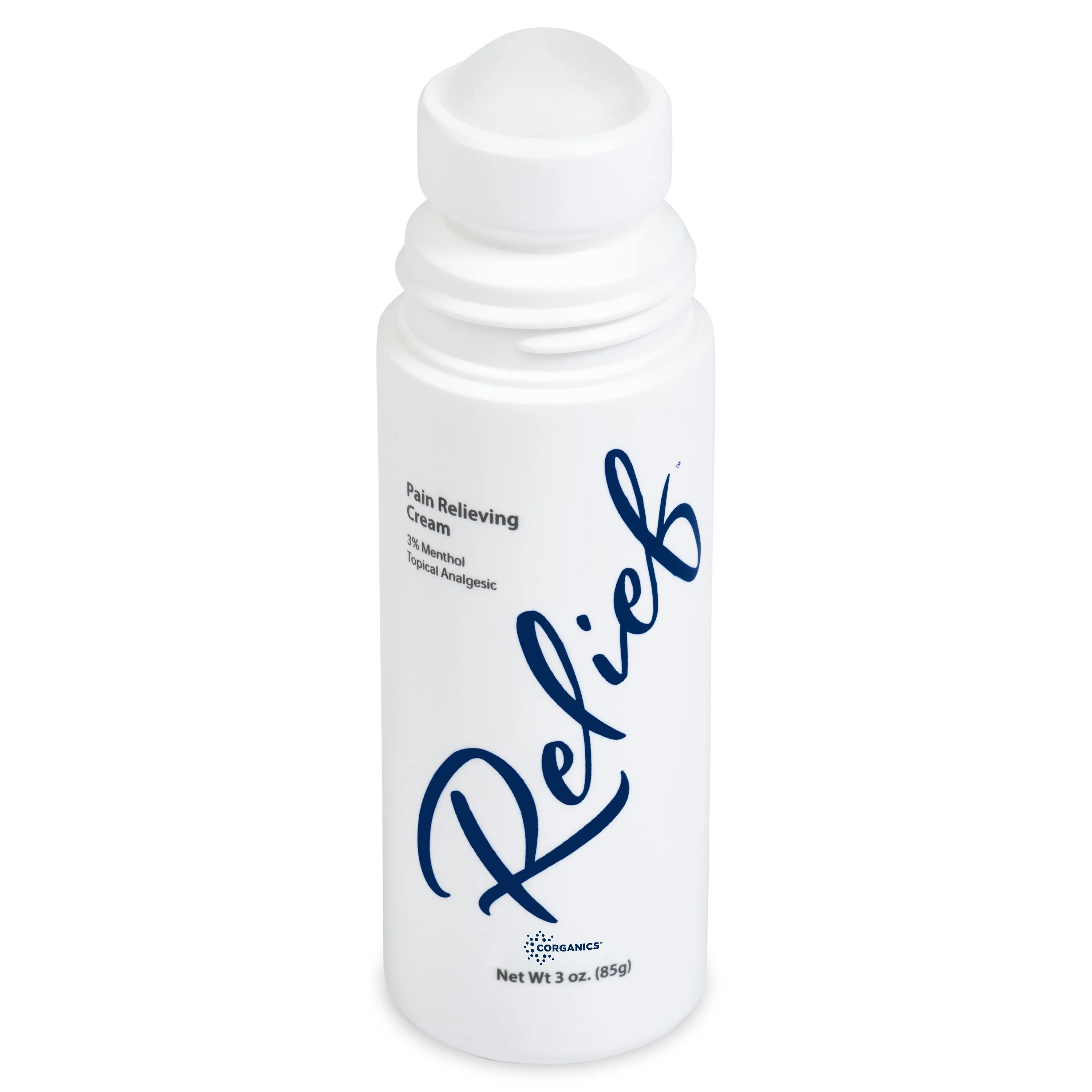 Wholesale - Case of 12 Relief Topical Cream 3 oz. roll-ons
