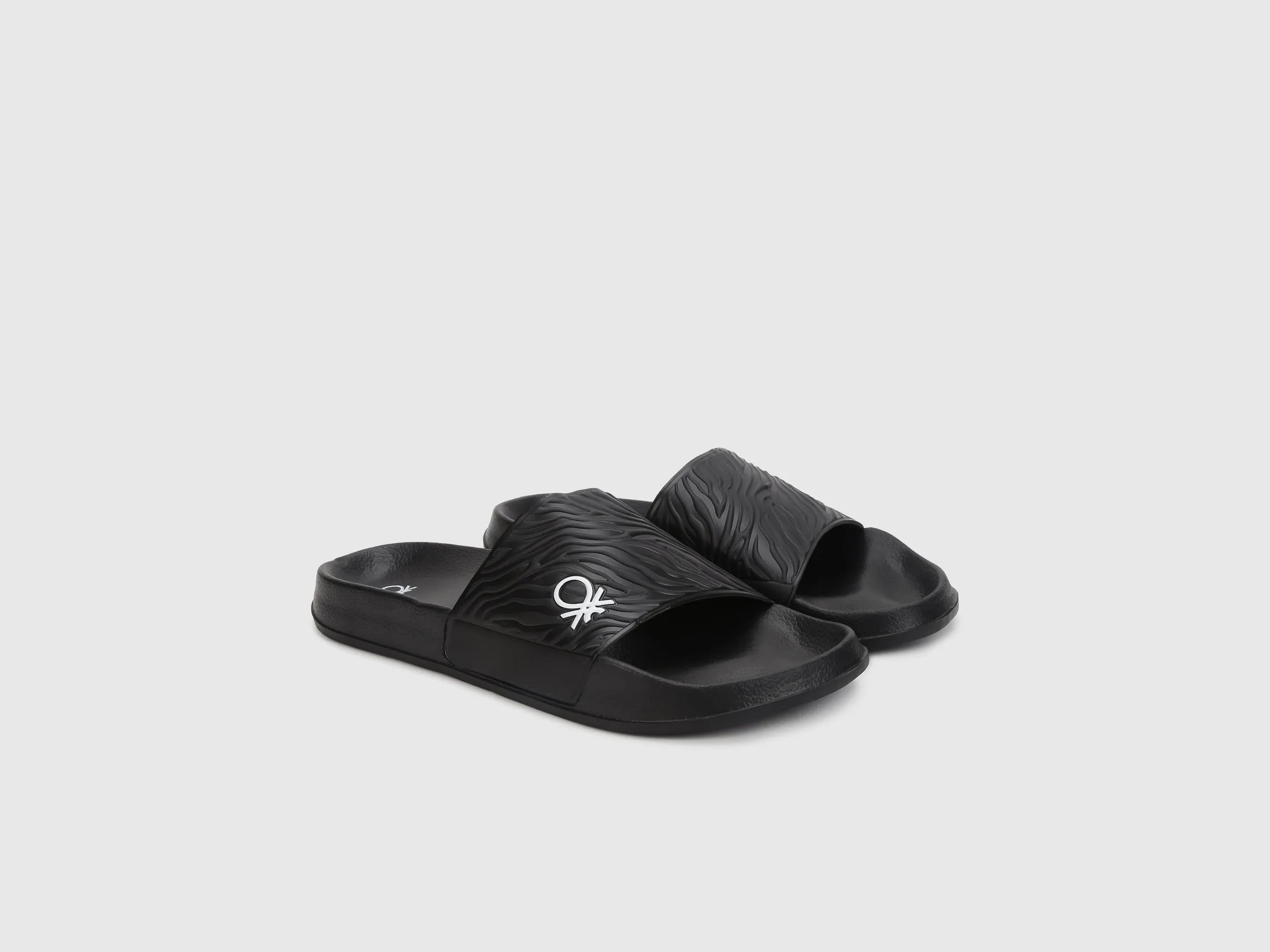 Women Self Design Slip-On Sliders