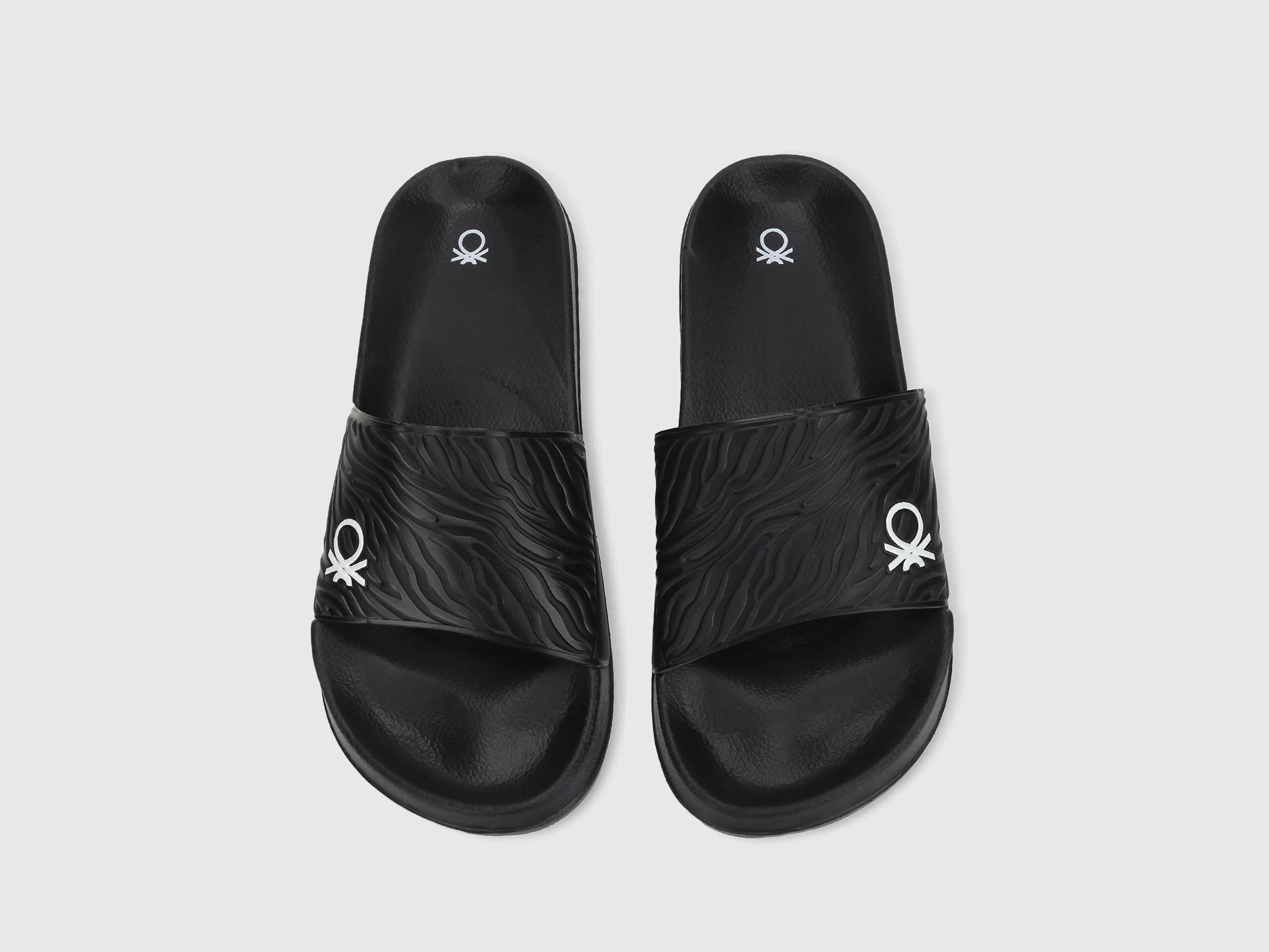 Women Self Design Slip-On Sliders