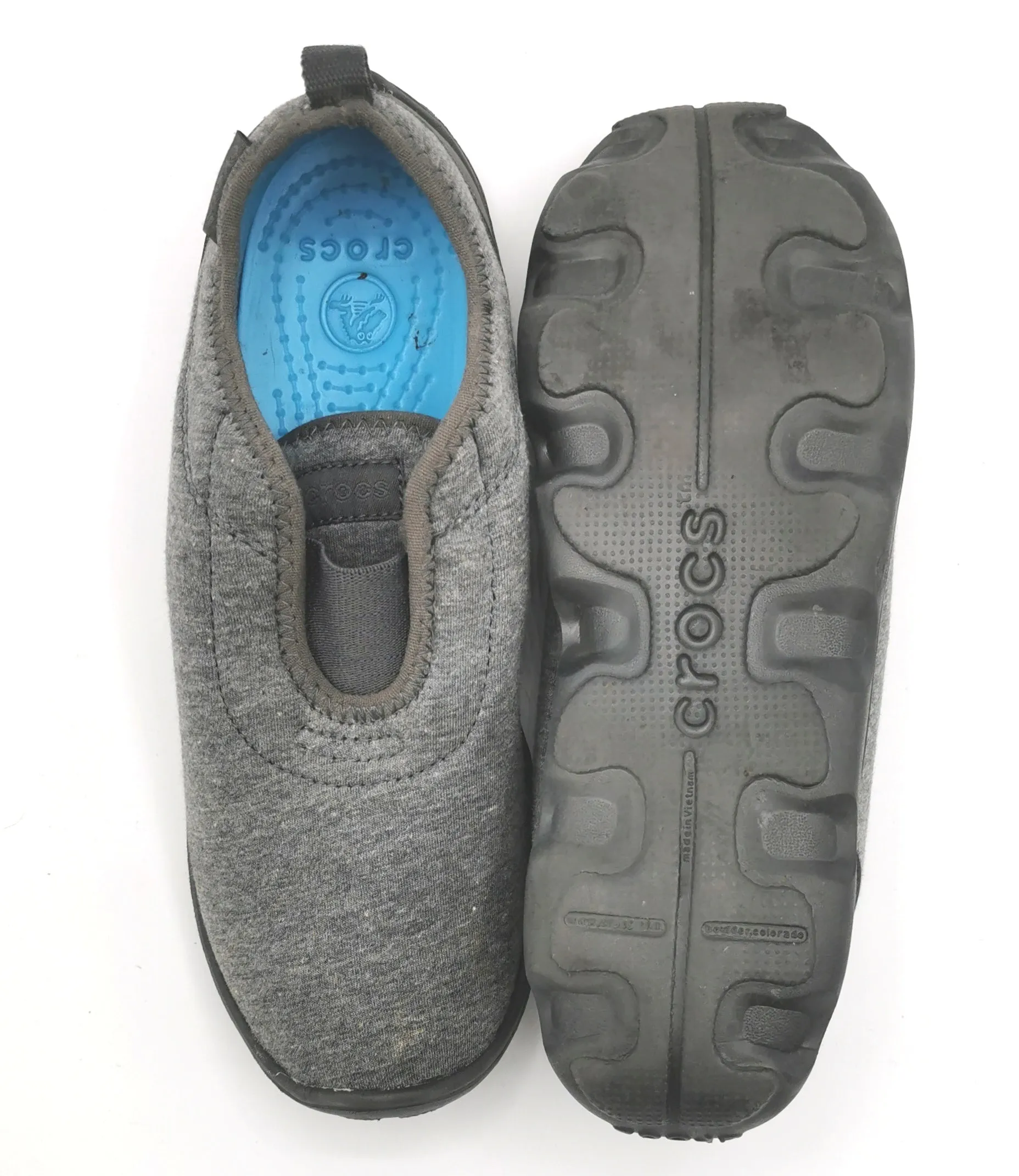 WOMENS SIZE 7W - CROCS, Slip-on Comfort Shoes VGUC B25