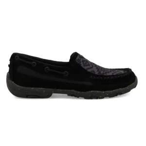 WOMEN'S TWISTED X SLIP ON DRIVING MOC | BLACK - GREY
