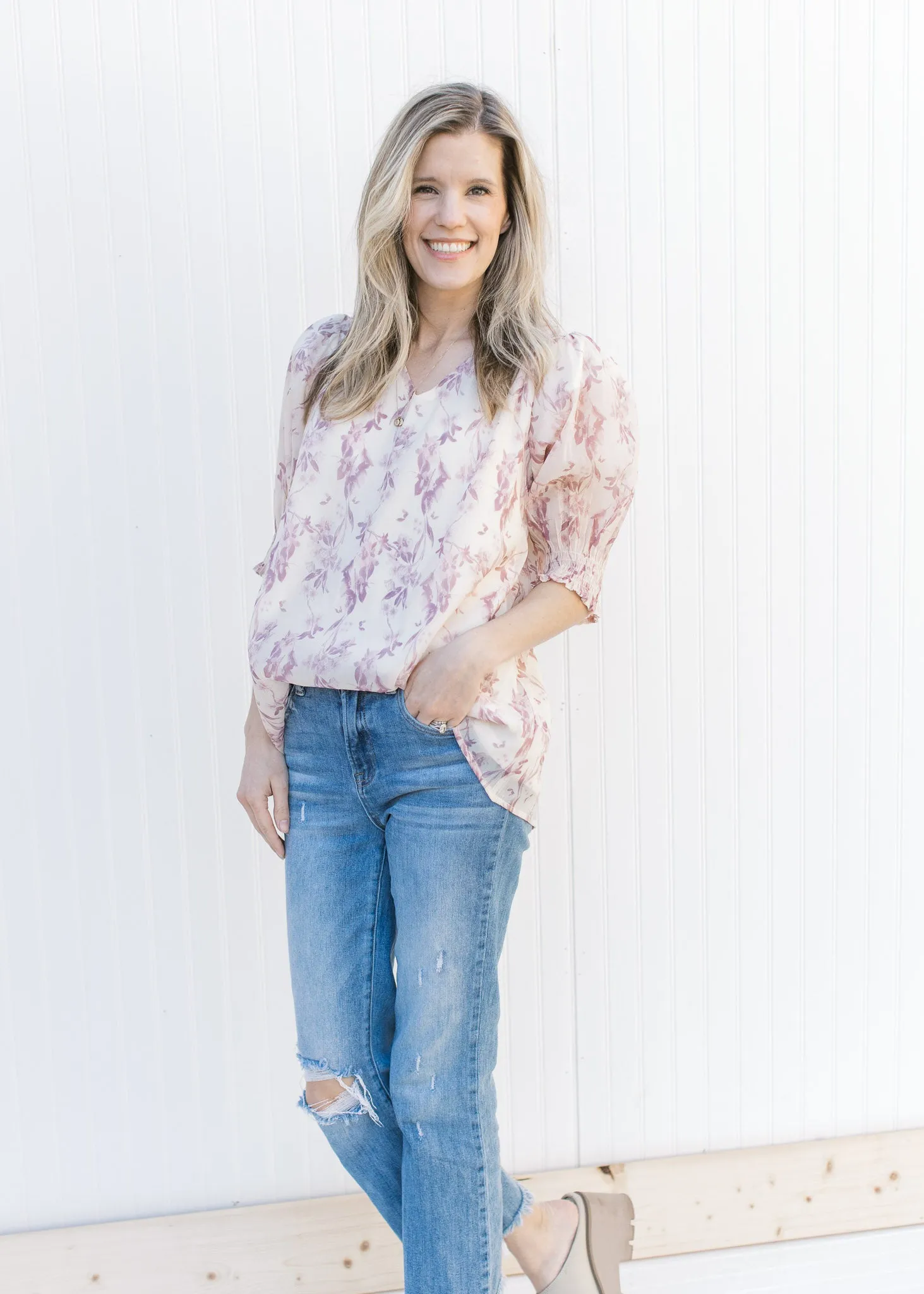 X Mae Floral Top