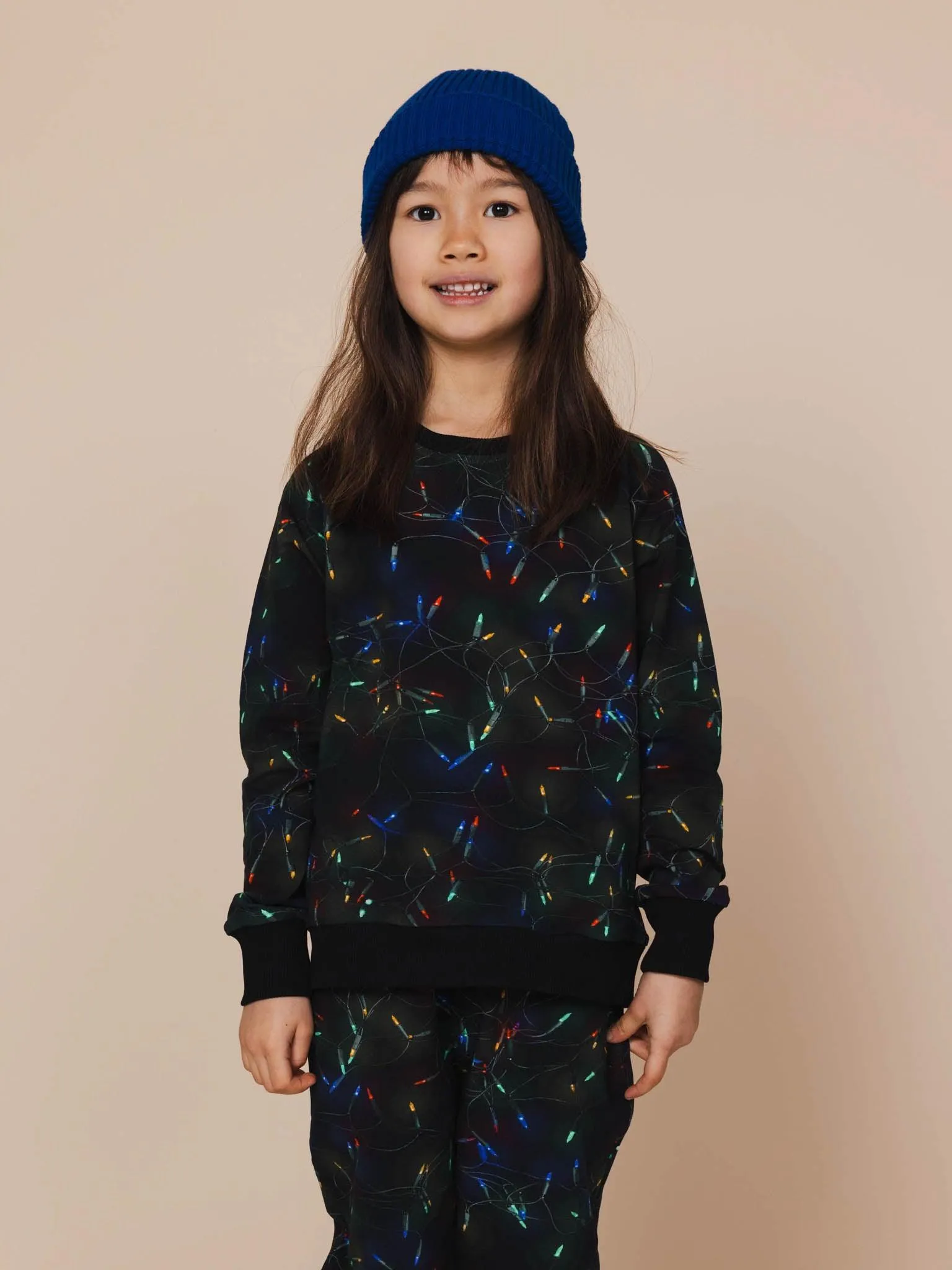 Xmas Lights Sweater en Broek set Kids