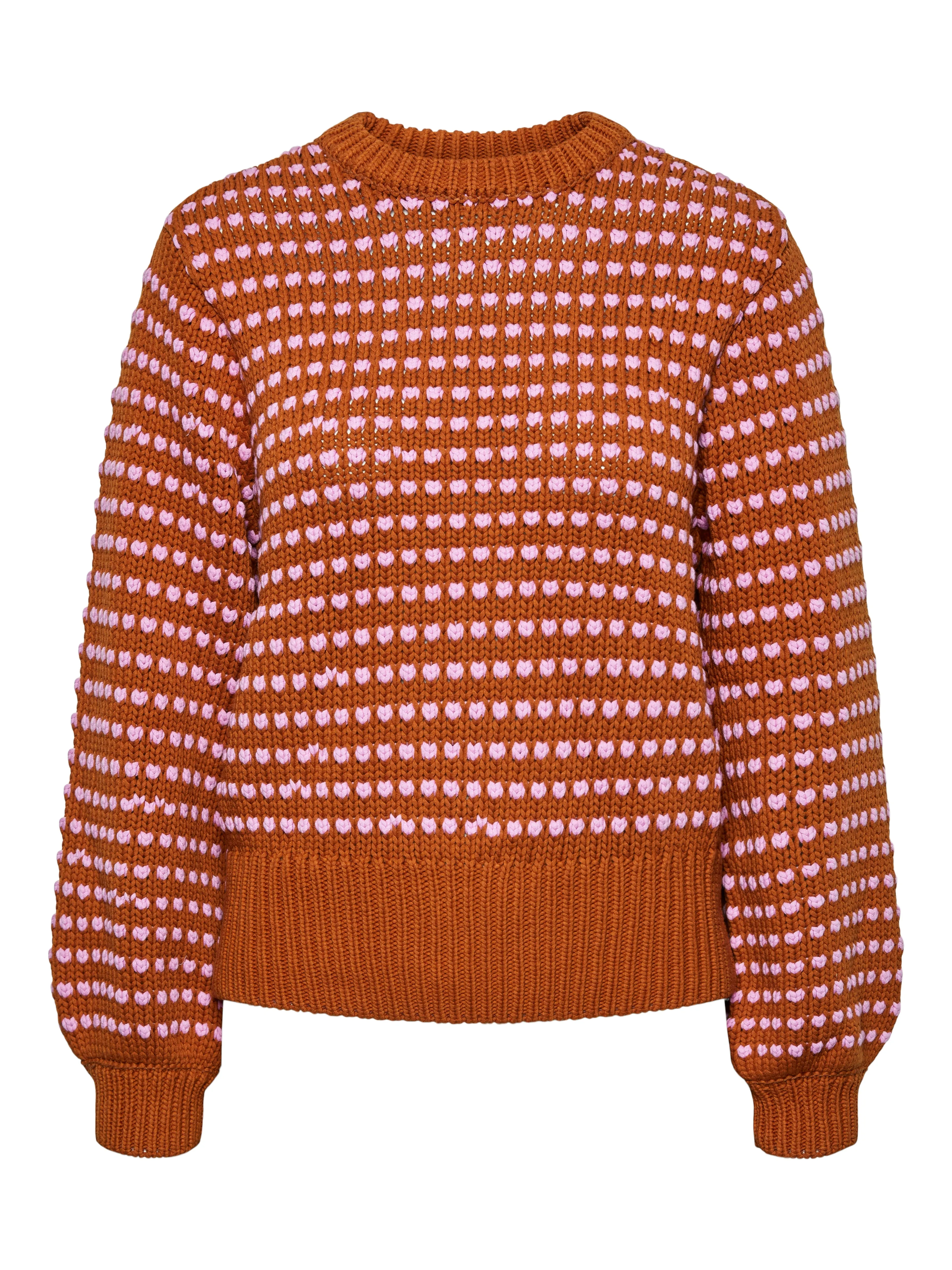YAS Dela knit meerkat orchid