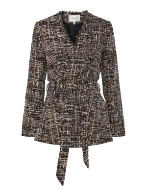 YAS Denza blazer raisin