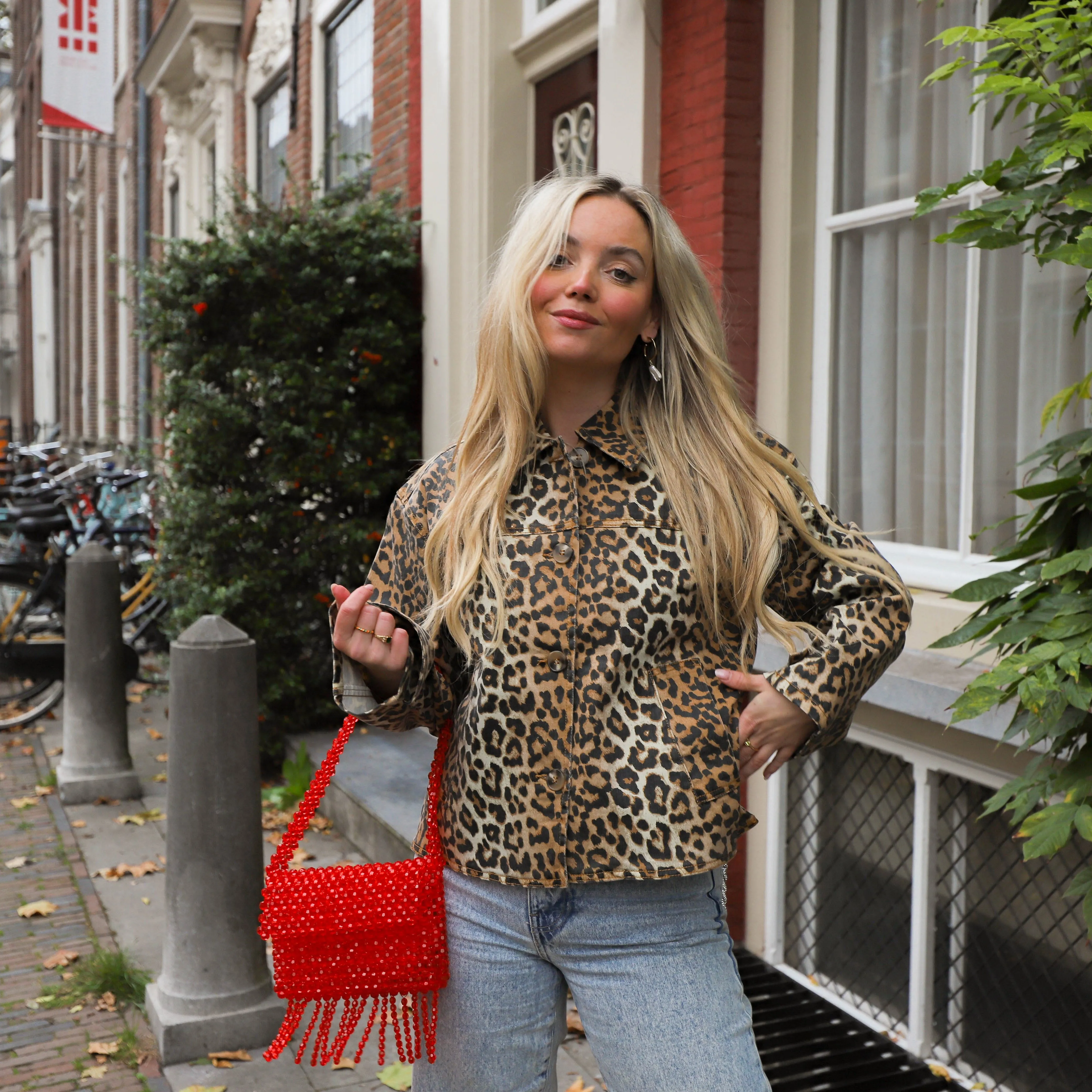YAS Leonora denim jack nomad