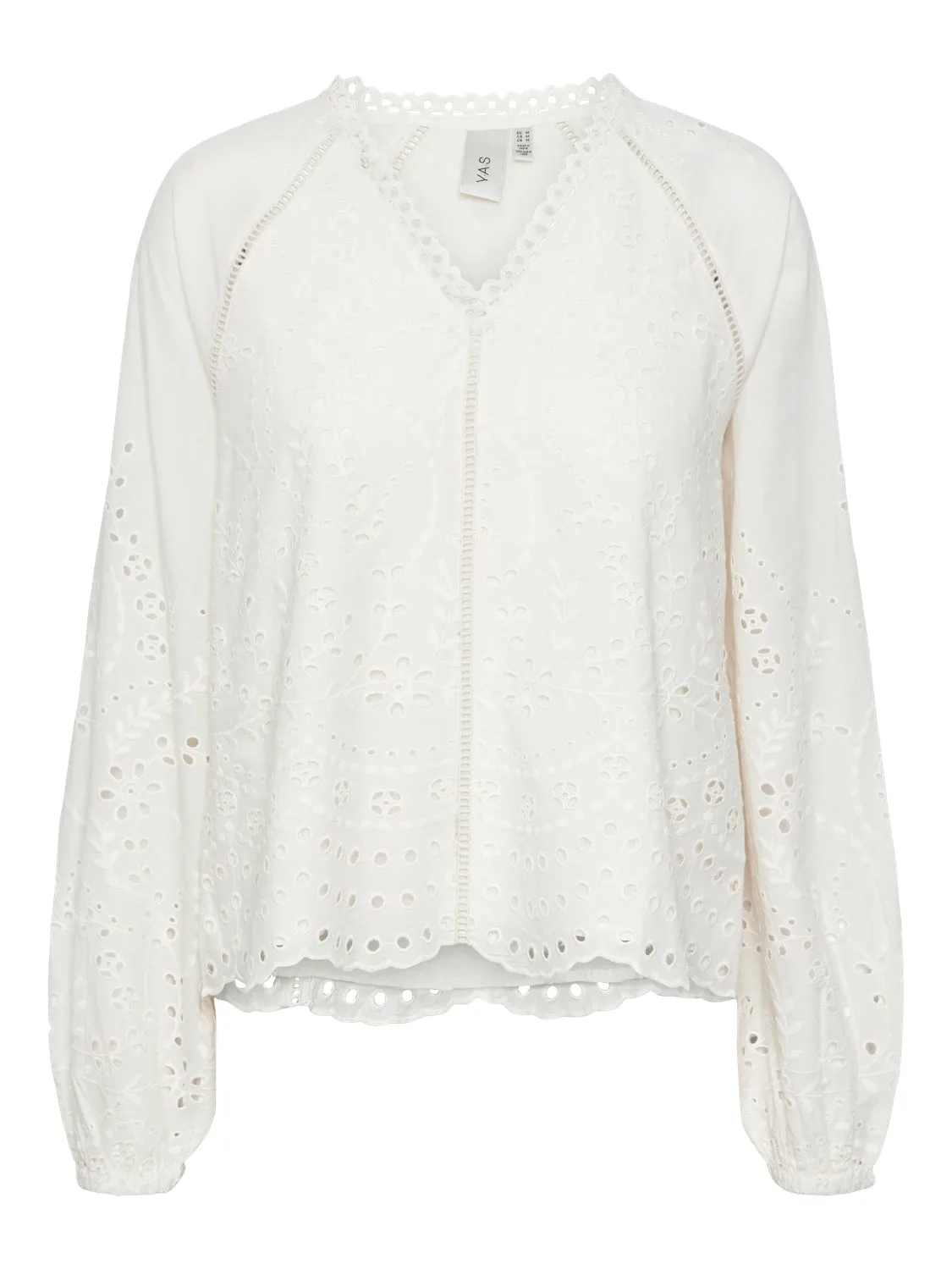 YAS Luma blouse whitecap