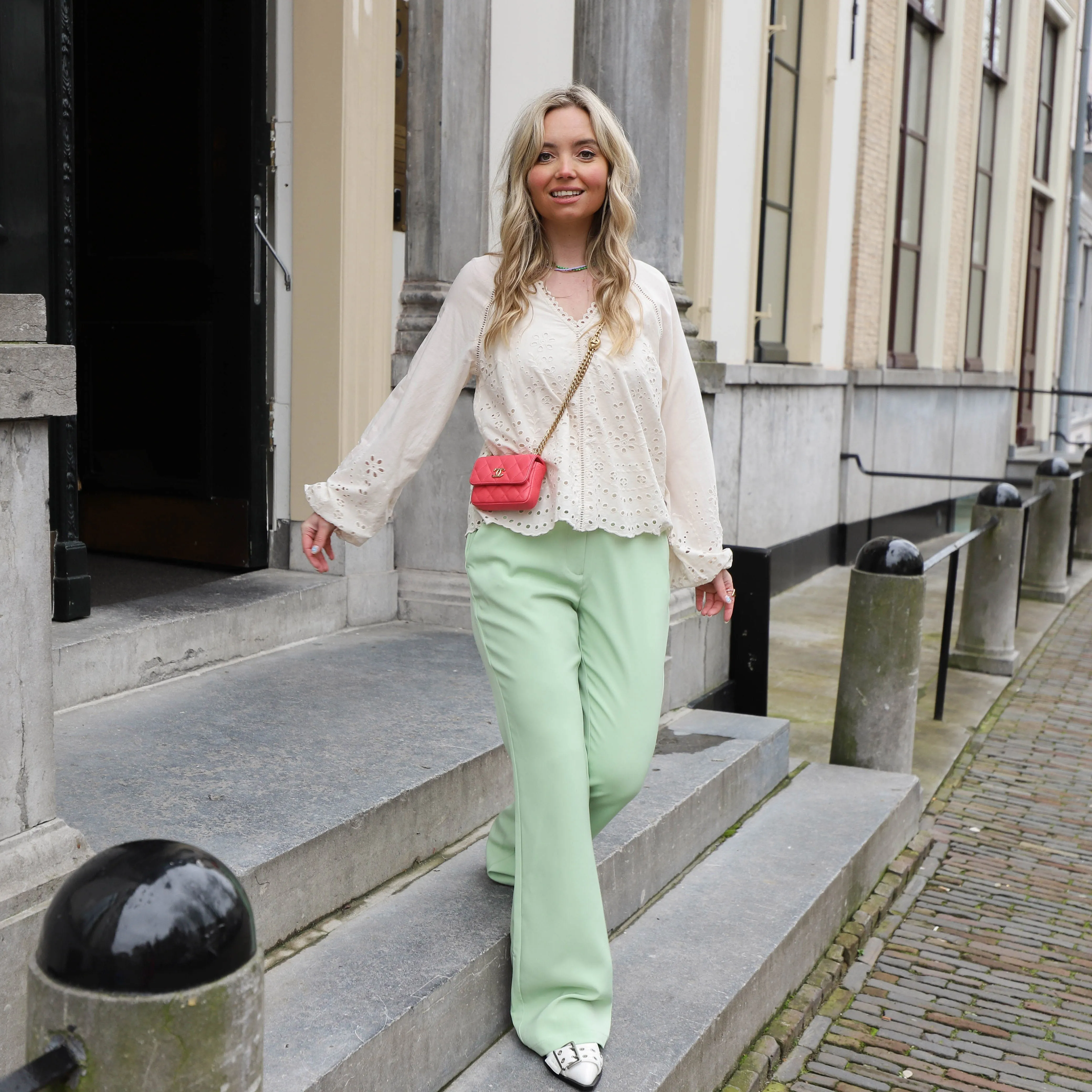 YAS Luma blouse whitecap