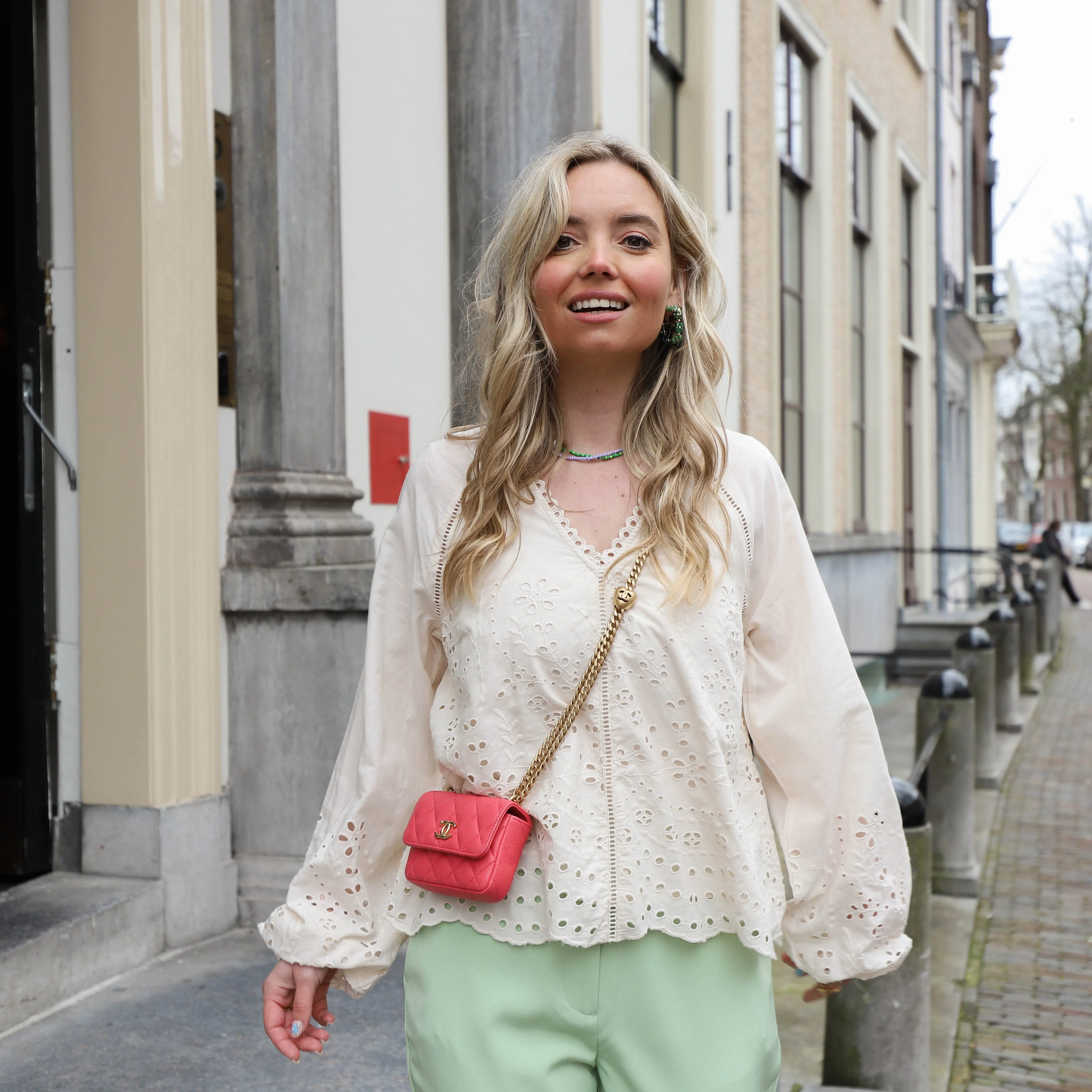 YAS Luma blouse whitecap