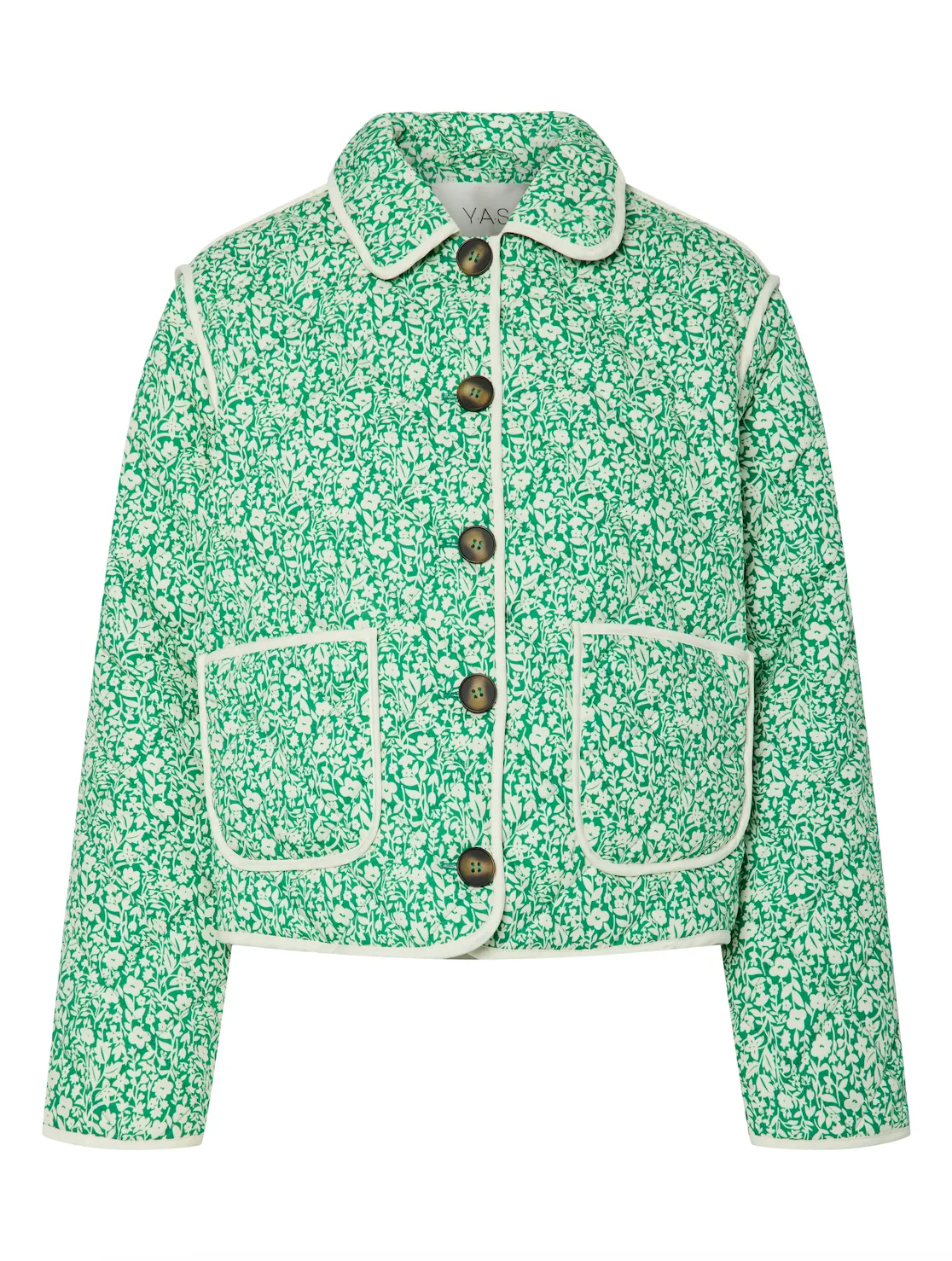 YAS Rinna padded jacket bright green