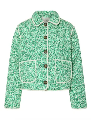 YAS Rinna padded jacket bright green