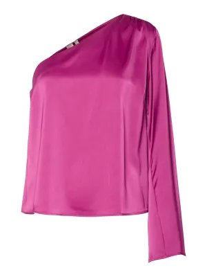YAS Stella one shoulder top wild aster