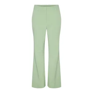 YAS Vala flared pantalon quiet green