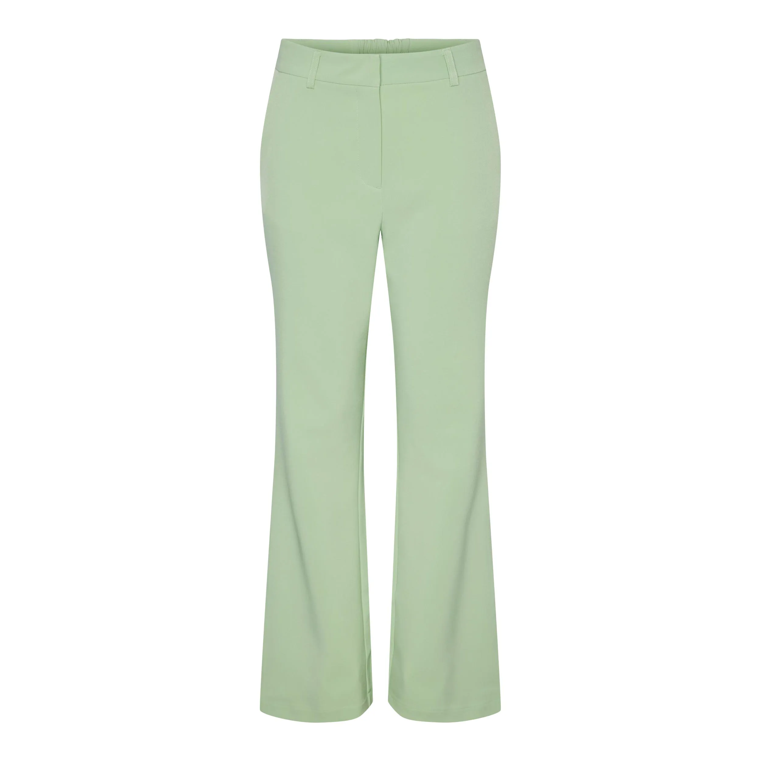 YAS Vala flared pantalon quiet green