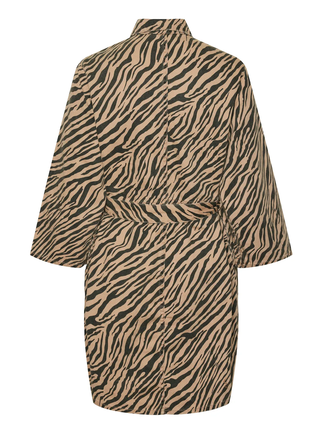 YAS Zira denim shirt dress chanterelle black