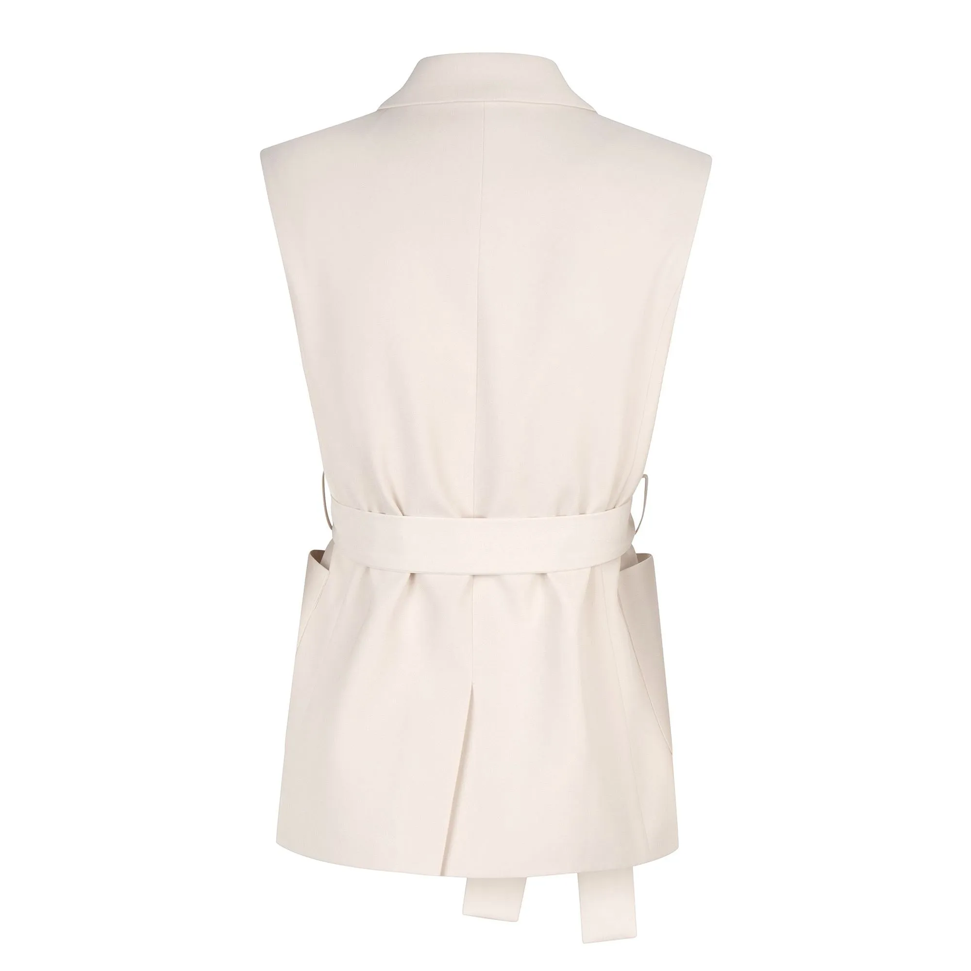 Ydence Danique gilet off white