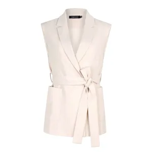 Ydence Danique gilet off white