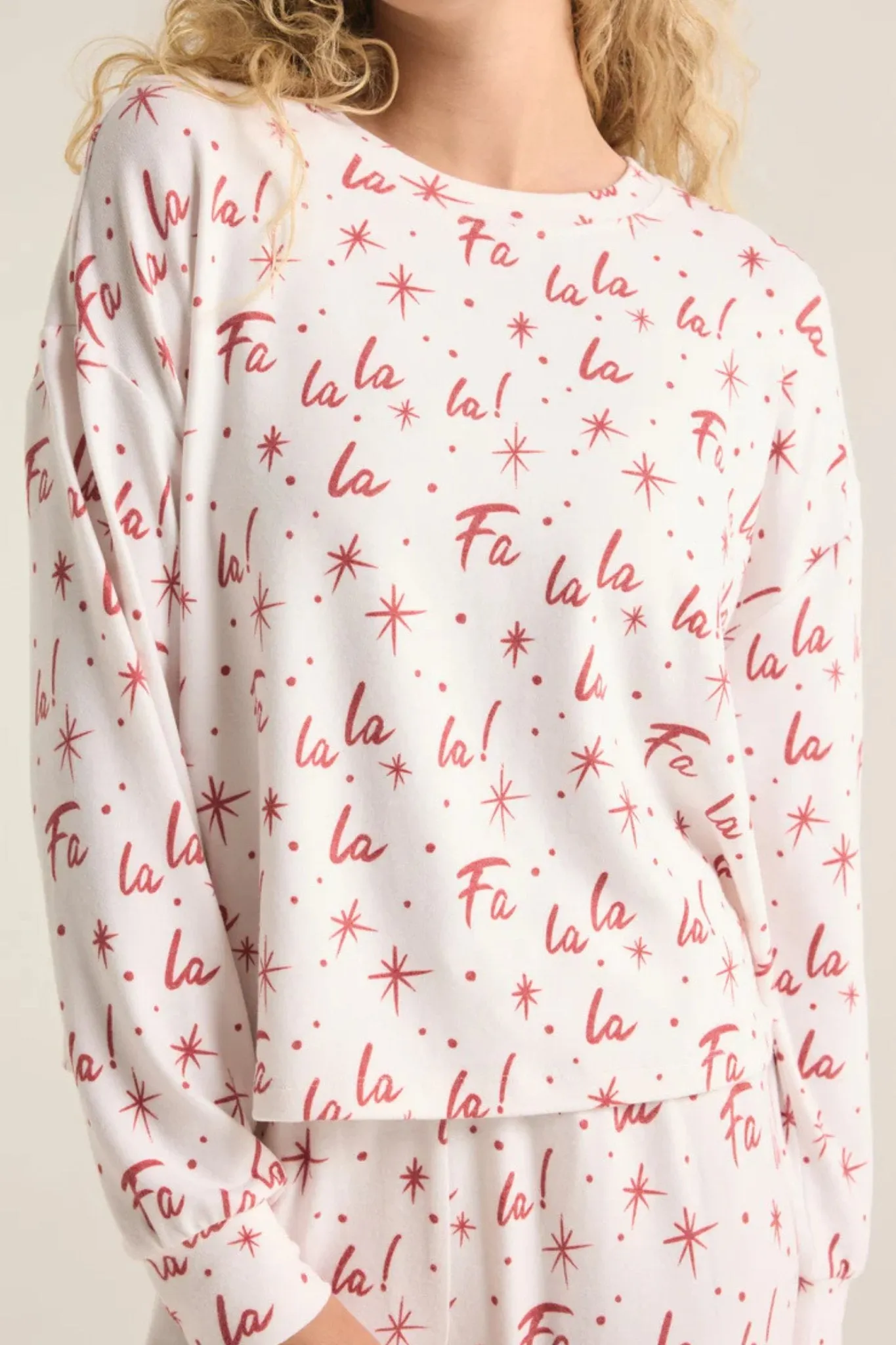 Z Supply: Fa La La Top in White