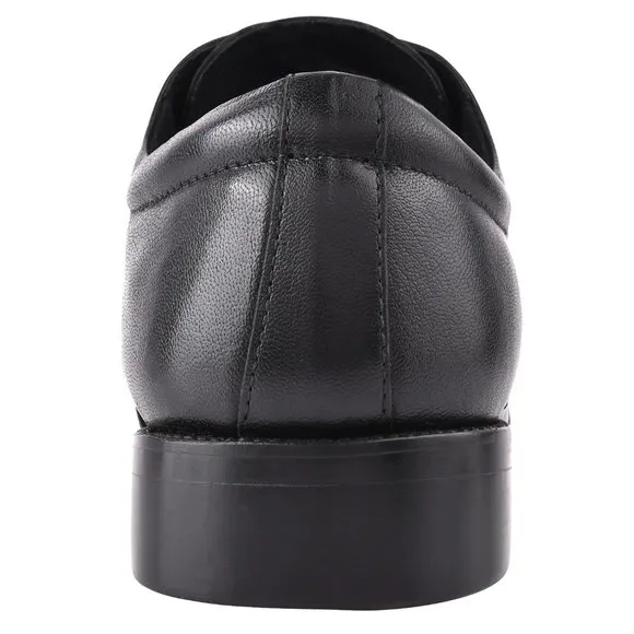ZAPATO BLACK Leather Oxford Style Dress Shoes