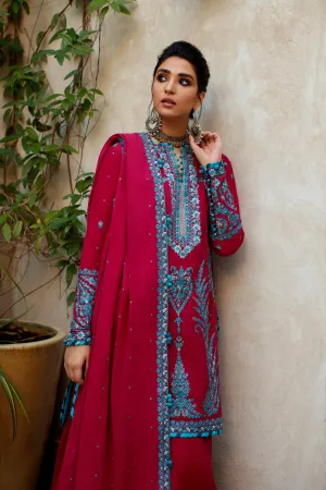 ZARBANU (ZL22-04 B) | Zaha Summer Lawn Collection 2022 | Unstitched Embroidered Lawn Suits
