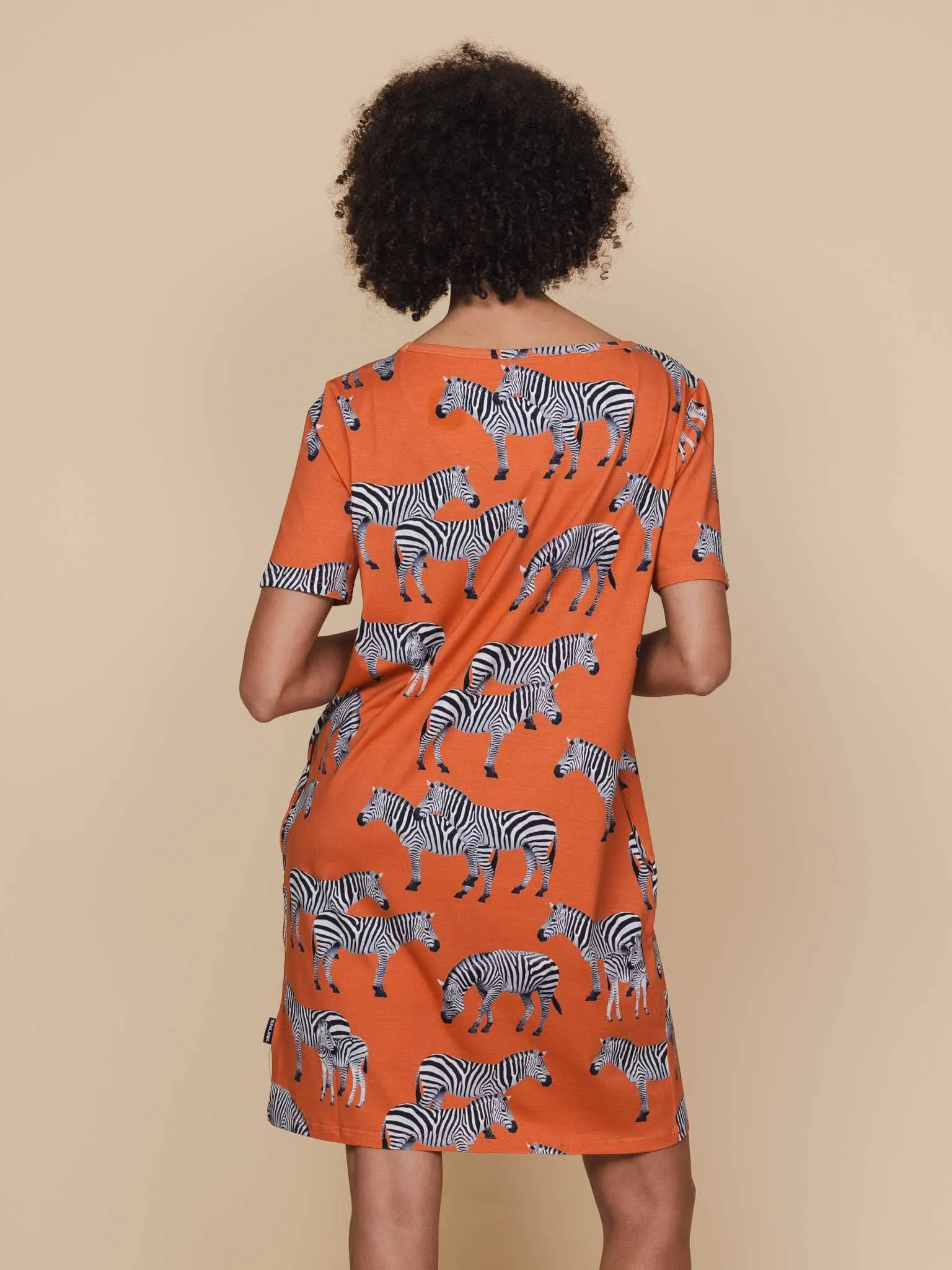 Zebras T-shirt Dress Dames