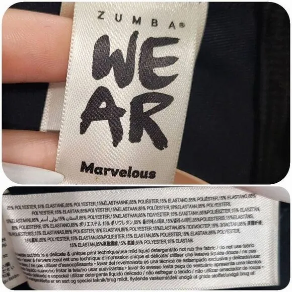 Zumba Metalic Sports Bra(G004)- Size M for Women